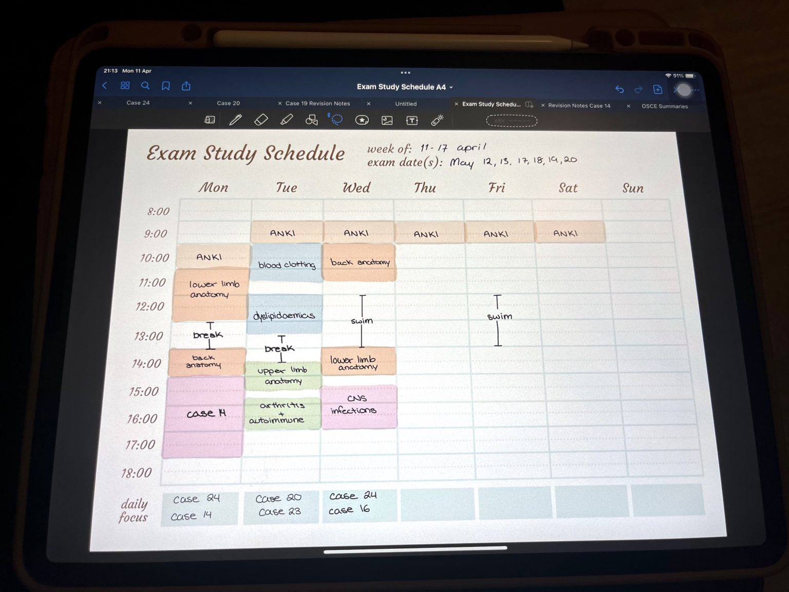 How To Make a Study Schedule - Little Wallet Big Dreams