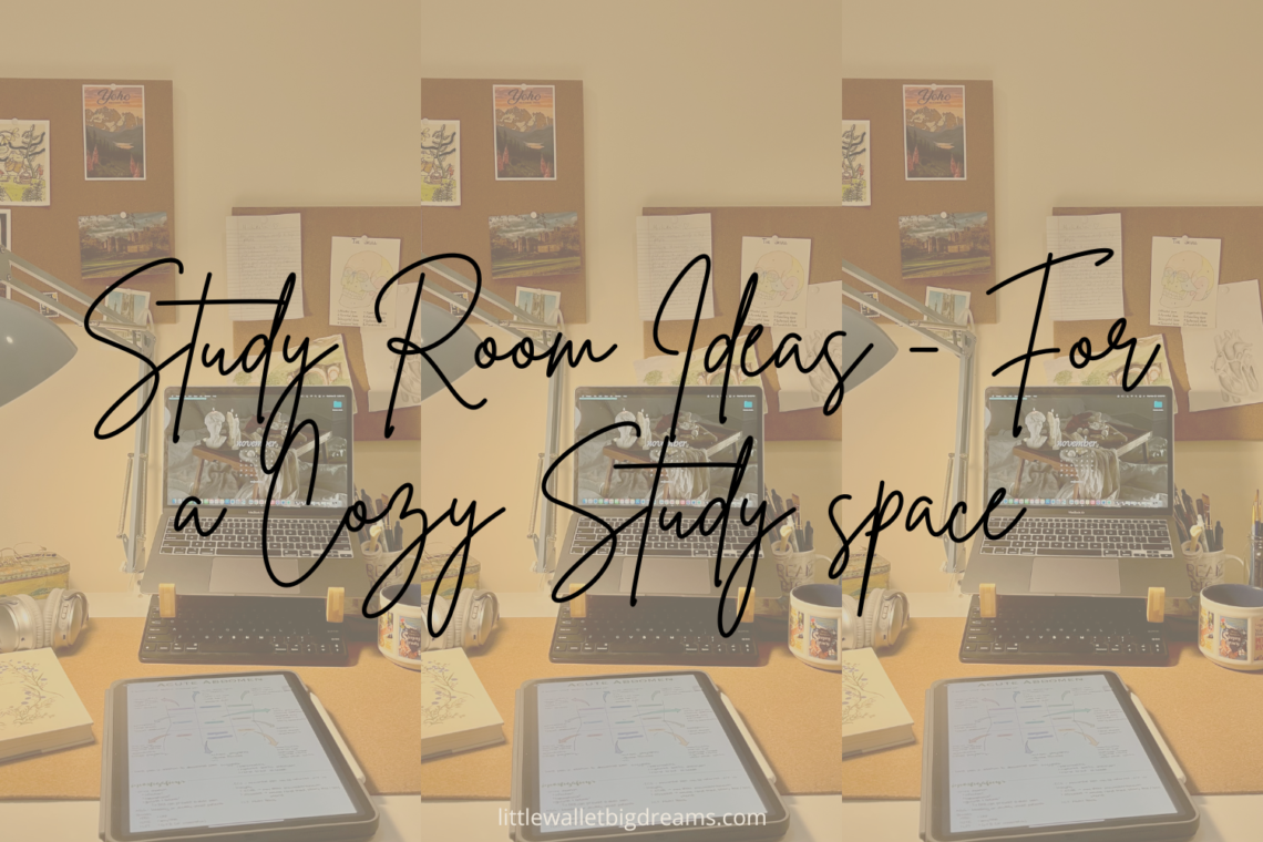 Study Room Ideas for A Cozy Study Space